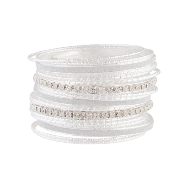 Cup Chain Glitter Bangle