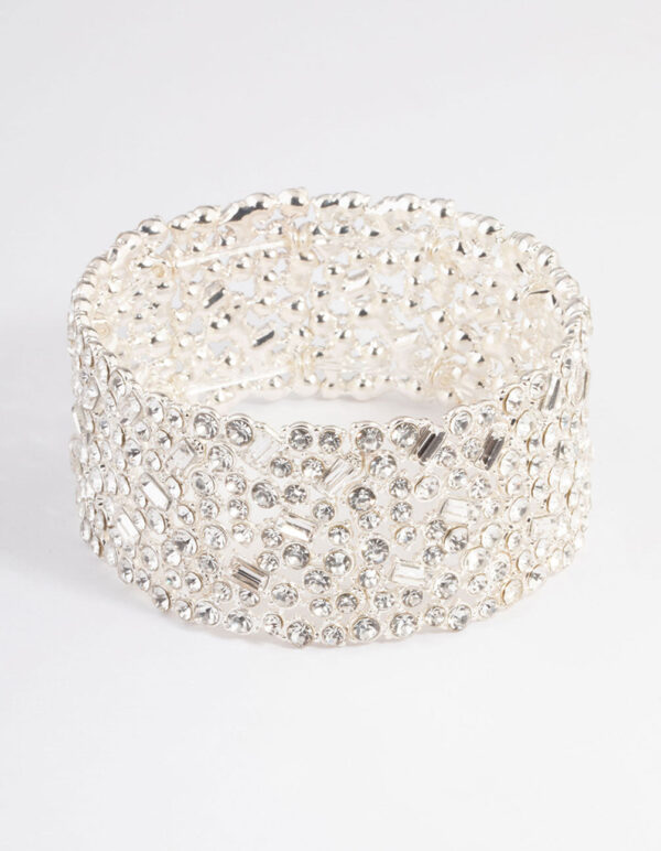 Embellished Stone Stretch Bracelet