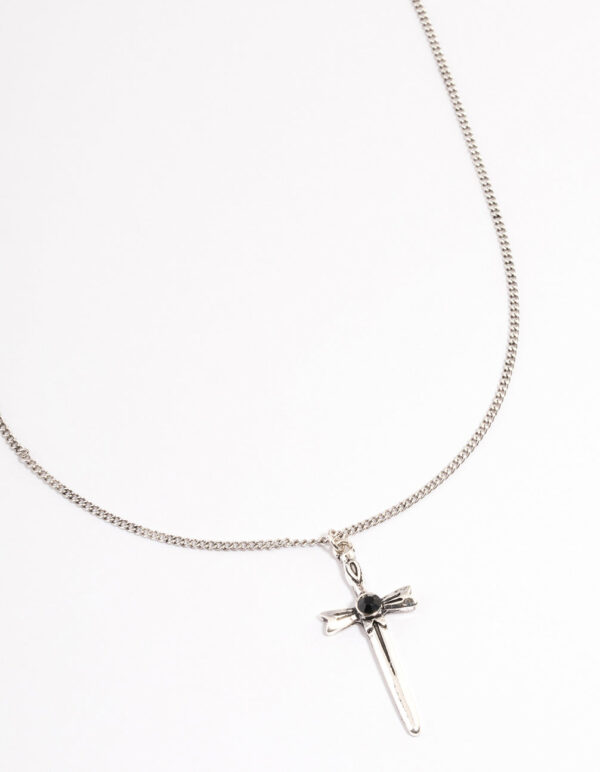 Antique Gothic Cross Necklace