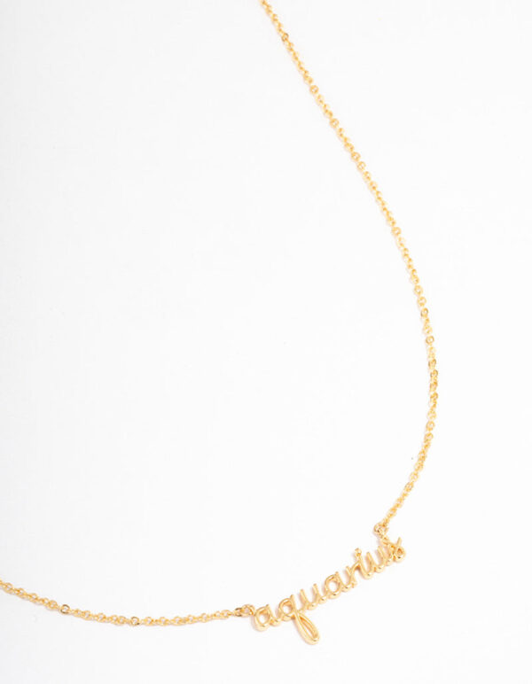 Aquarius Pendant Necklace