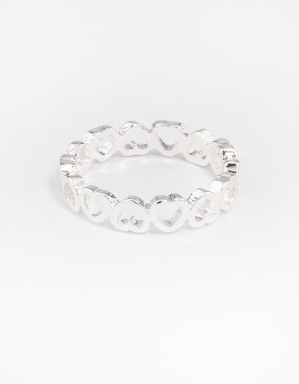 Alternating Heart Ring