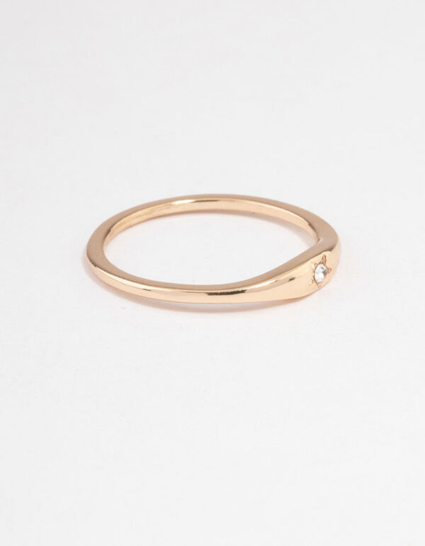 Solitaire Tapered Ring