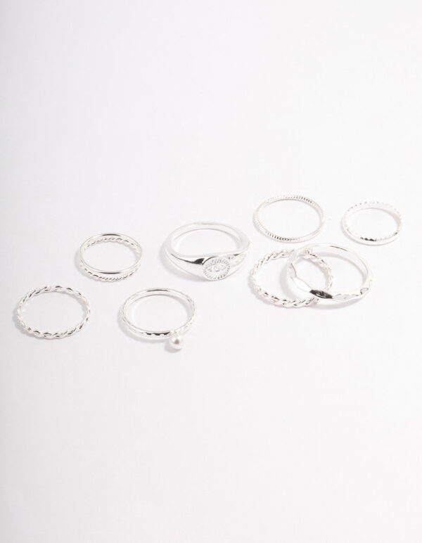 Evil Eye Signet Ring Pack