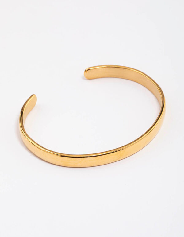 Stainless Steel Classic Plain Wrist Cuff