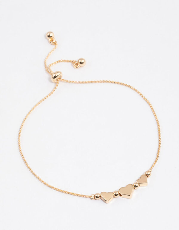 Triple Mini Heart Bracelet