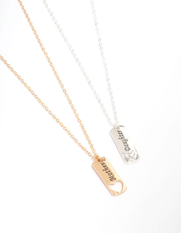 Mother & Daughter Necklace Pack