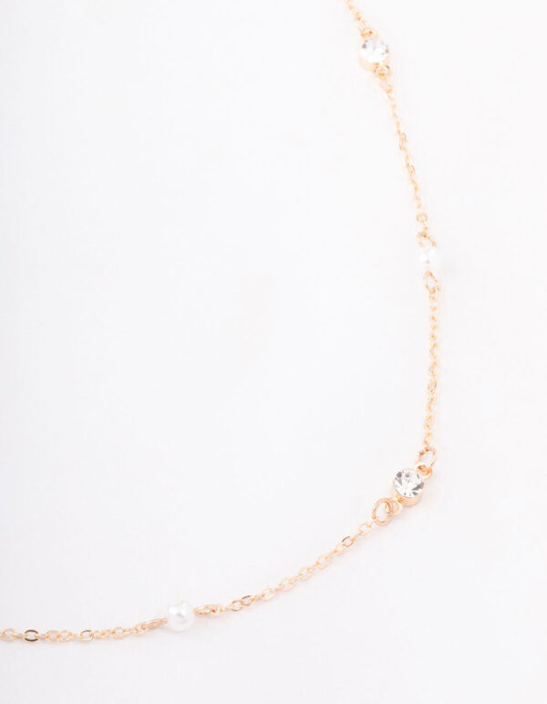 Pearl & Round Necklace