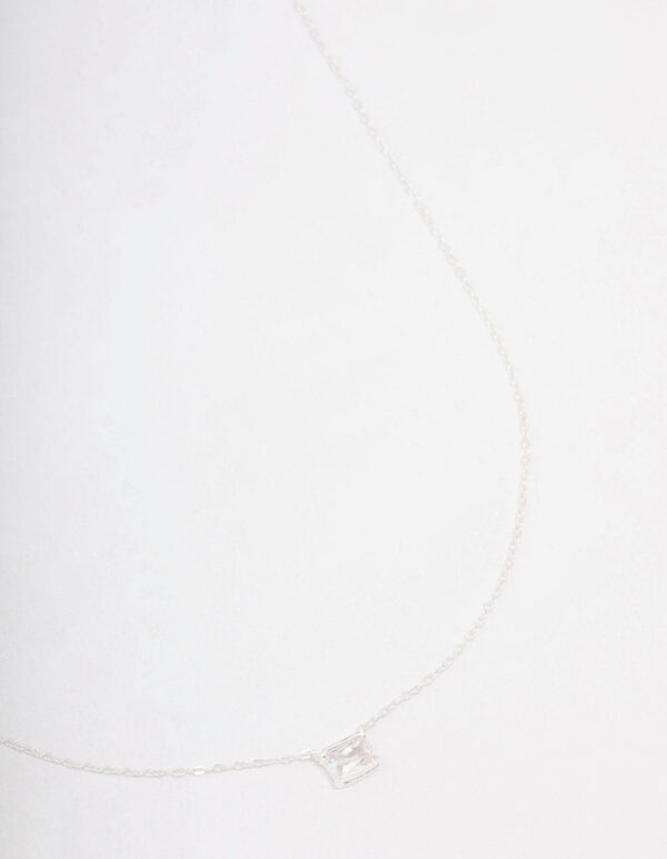 Emerald Cut Necklace