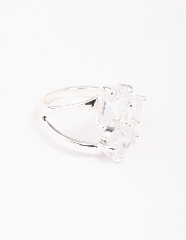 Mixed Stone Trio  Ring