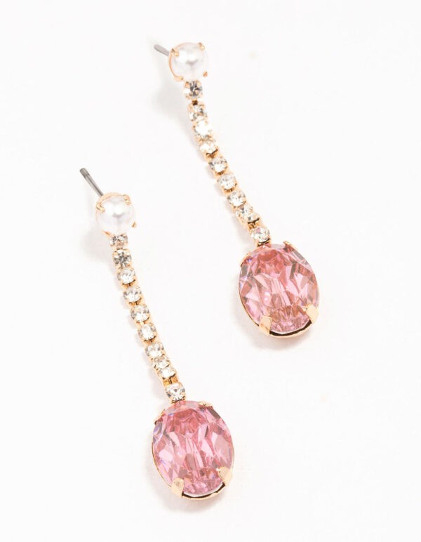 Pearl Oval Earrings