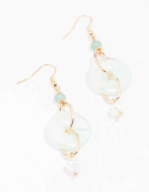 Pearl Donut Earrings