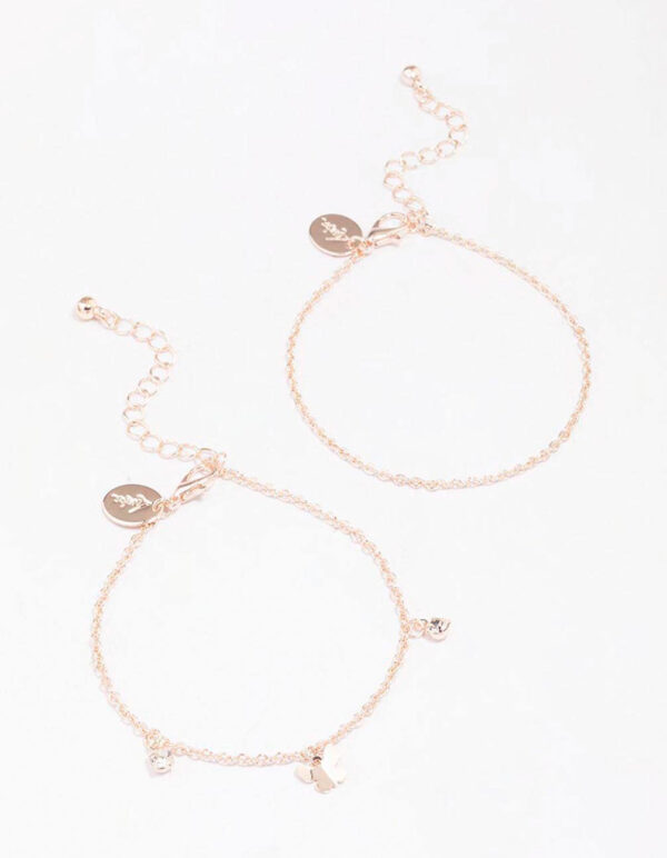 Rose Butterfly Bracelet Pack