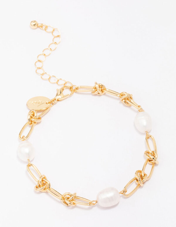 Pearl & Knotted Bracelet