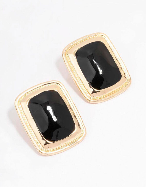 Large Antique Stud Earrings