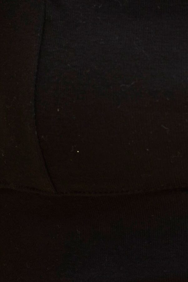 Black Crop Top Square Neck Cotton Stretch - Image 6